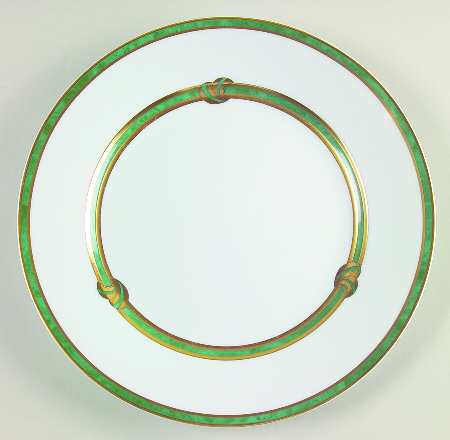 Ruban Vert Large Dinner Plate