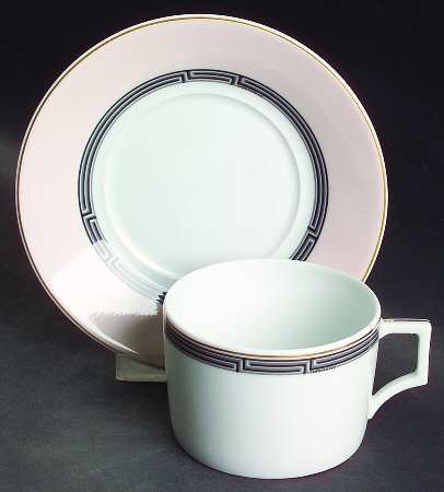 Tiriada Flat Cup & Saucer Set