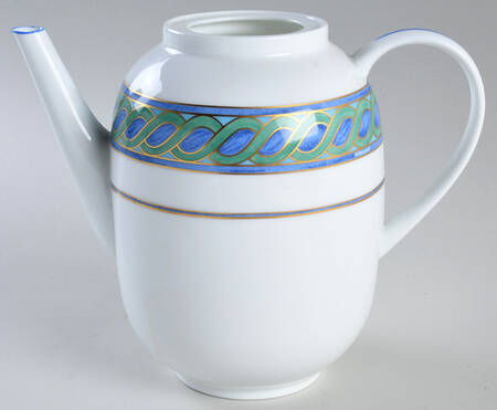 Torsade Bleu Coffee Pot No Lid