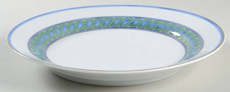 Torsade Bleu 11" Chop Plate (Round Platter)