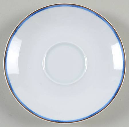 Torsade Bleu Saucer for Breakfast Cup