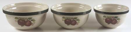 Apples (Casuals) (3 Piece) Mixing Bowl Set