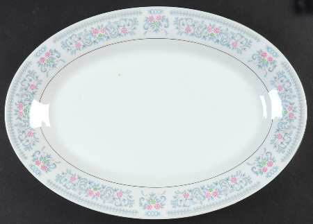 Barbera 14" Oval Serving Platter by China Pearl
