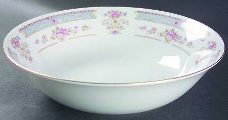 Catherine 9" Round Vegetable Bowl by China Pearl