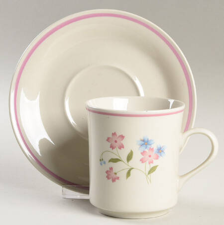 Mayflower Flat Cup & Saucer Set