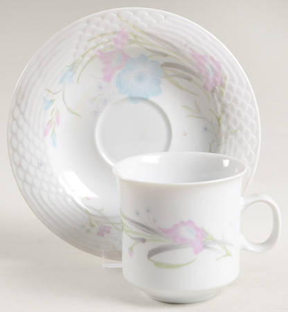 Flat Cup & Saucer Set