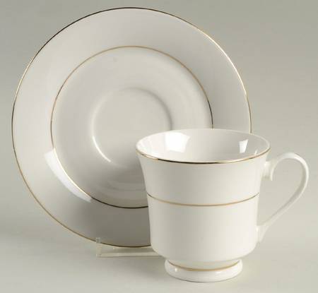 Elegant Footed Cup & Saucer Set