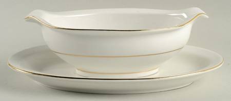 Elegant Gravy Boat & Underplate