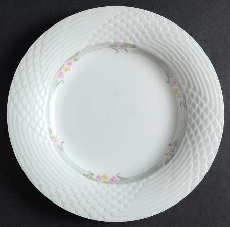 Emerald (Gray Band) Luncheon Plate