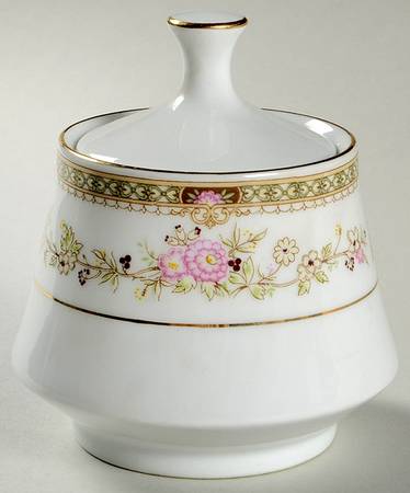 Gigi Sugar Bowl & Lid by China Pearl