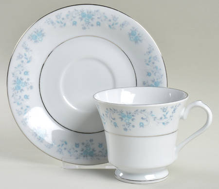 Helen Footed Cup & Saucer Set by China Pearl