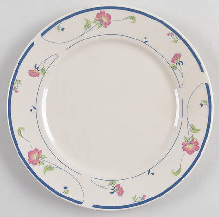 Hollyhock Salad Plate