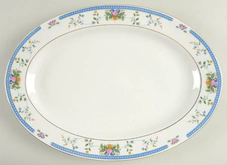Nancy 14" Oval Serving Platter