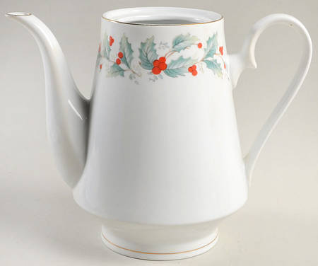 Noel (Brown Lettering Backstamp) Coffee Pot No Lid