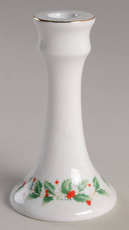 Noel (Brown Lettering Backstamp) Tall Candlestick