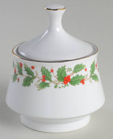 Noel (Brown Lettering Backstamp) Sugar Bowl & Lid