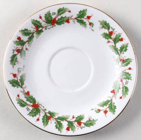 Noel (Brown Lettering Backstamp) Saucer
