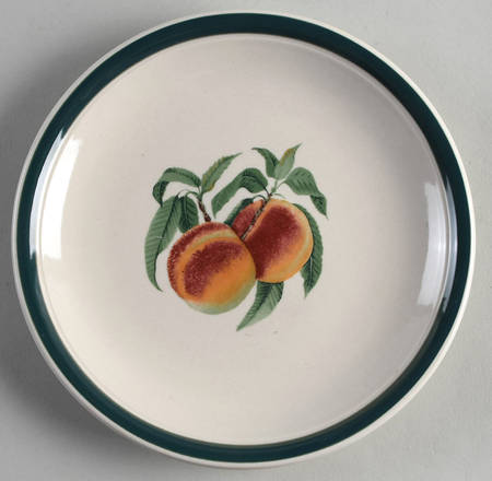 Peaches Salad Plate