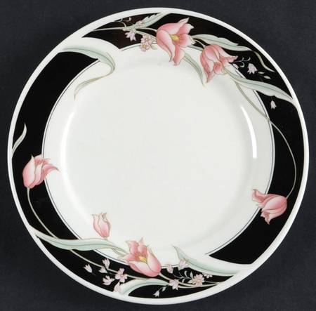 Serena (White Background) Salad Plate