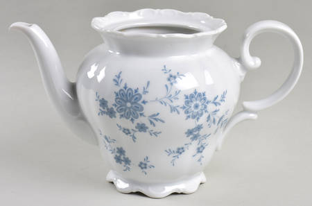 Bavarian Blue Small Teapot No Lid
