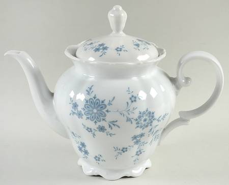 Bavarian Blue Small Teapot & Lid by Christina