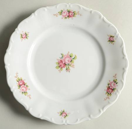 Rose Garden Salad Plate
