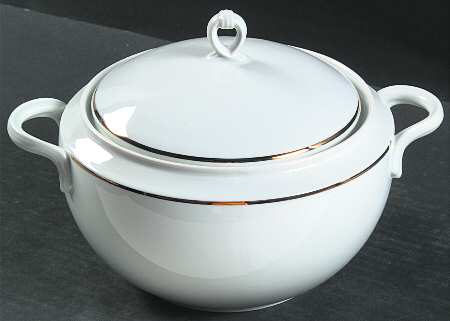 Ambassador Gold 1.5 Qt Round Covered Casserole