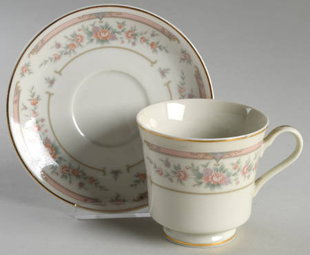 Atherton Footed Cup & Saucer Set