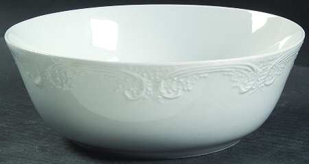 Batalha White 8" Round Vegetable Bowl
