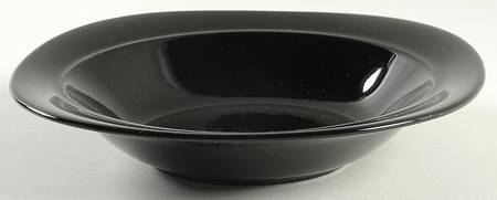 Black Coffee  Rim Soup Bowl