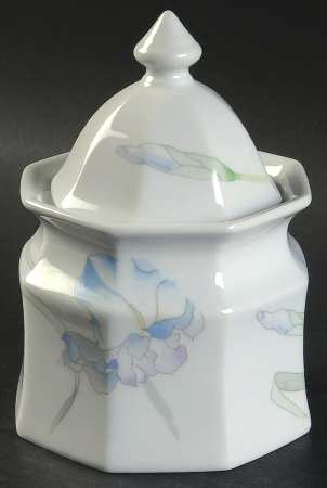 Blue Eyes Sugar Bowl & Lid