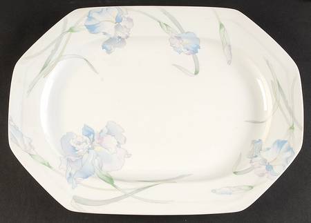 Blue Eyes 14" Oval Serving Platter