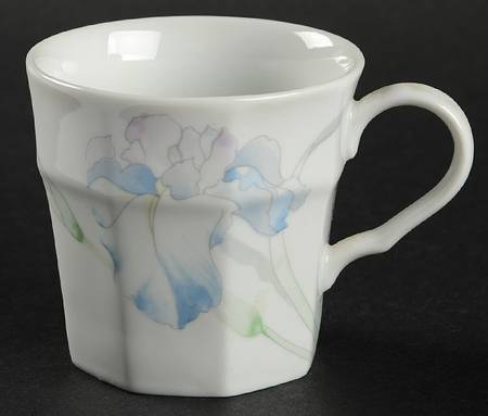Blue Eyes Flat Demitasse Cup