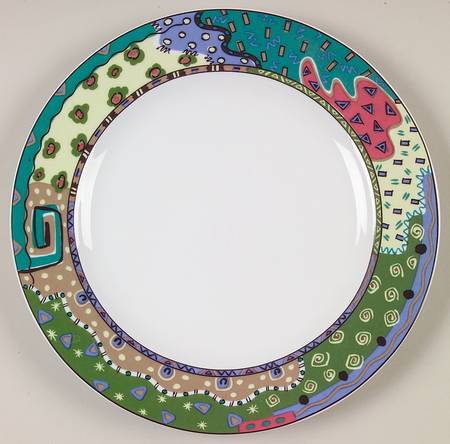Boundaries Salad Plate
