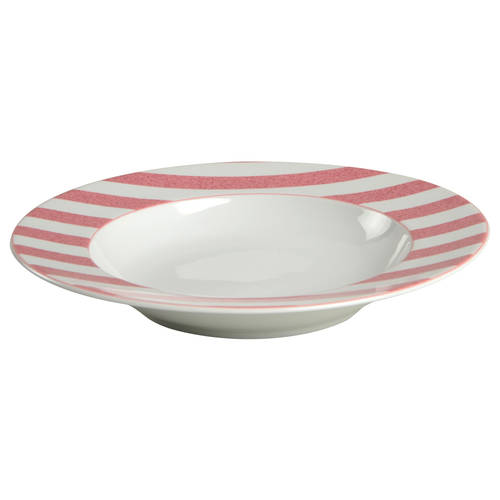 Capri Rose Large Rim Soup Bowl