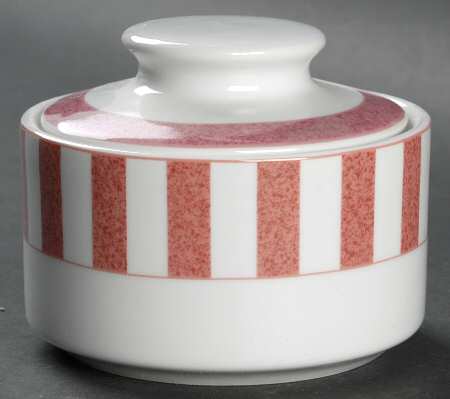 Capri Rose Sugar Bowl & Lid