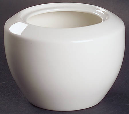 Cafe White Sugar Bowl No Lid