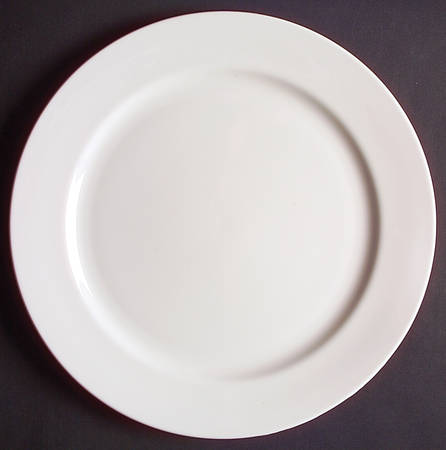 Cafe White 12" Chop Plate (Round Platter)