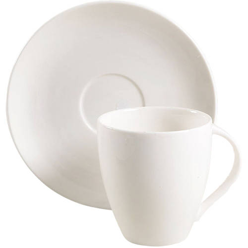 Flat Cup & Saucer Set