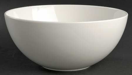 Cafe White 8" Round Vegetable Bowl by Christopher Stuart