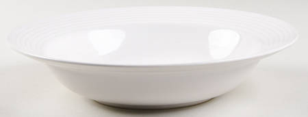 Concentrics White 9" Round Vegetable Bowl
