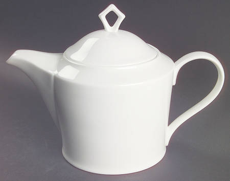 Cosmopolitan White Teapot & Lid