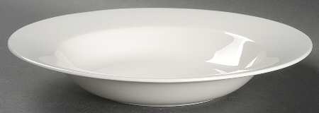 Cosmopolitan White Large Rim Soup Bowl