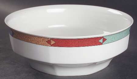 Diamond Optic 8" Round Vegetable Bowl