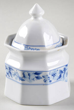 Dresden Blue Sugar Bowl & Lid