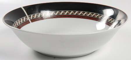 Ebony Court 9" Round Vegetable Bowl