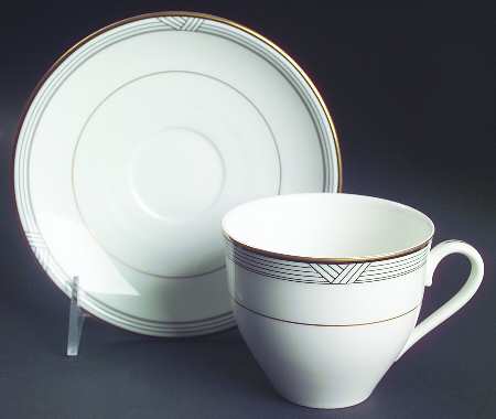 Empire House Flat Cup & Saucer Set