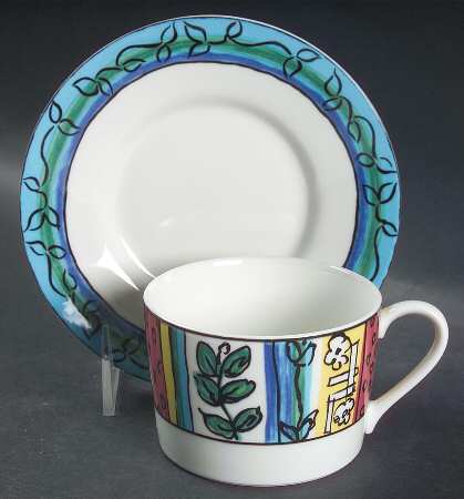 Ensemble Flat Cup & Saucer Set