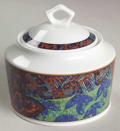 Evening Shade Sugar Bowl & Lid