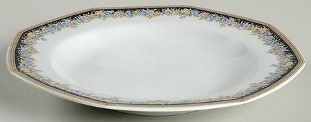 Evening Terrace Large Rim Soup Bowl
